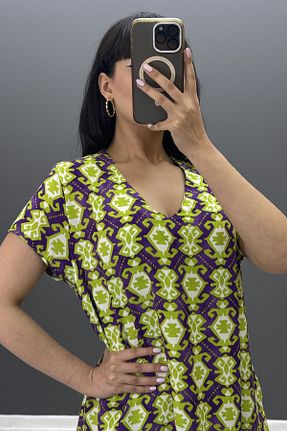 لباس سبز زنانه بافتنی Saklı Butik - کد 843031242