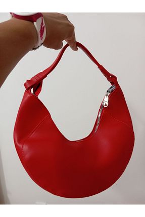 کیف دوشی قرمز زنانه چرم مصنوعی Newish Polo - کد 843580685