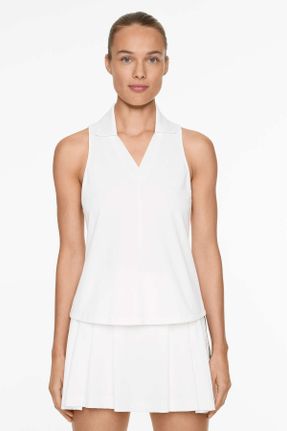 تی شرت اسپرت سفید زنانه ریلکس پنبه (نخی) کد 843749901