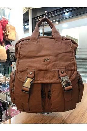 کوله پشتی قهوه ای زنانه پلی اورتان 571 Collections Çanta - کد 843752752