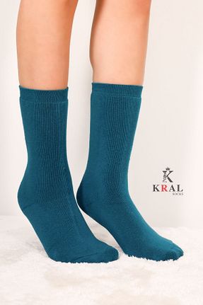 جوراب صورتی زنانه پشمی KRAL SOCKS - کد 784171163