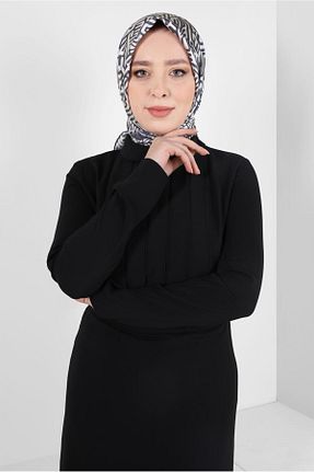 روسری طوسی پلی استر Alvina - کد 817462090