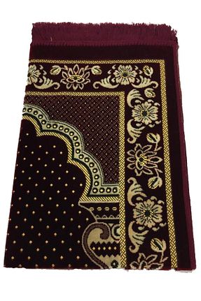 سجاده زرشکی پنبه ای Genel Markalar - کد 84916408