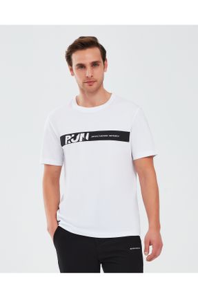 تی شرت سفید مردانه سایز بزرگ کد 813378049