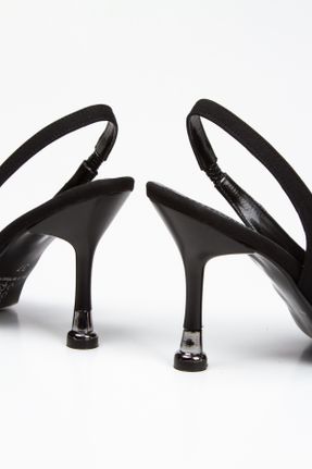کفش مجلسی مشکی زنانه چرم مصنوعی پاشنه متوسط ( 5 - 9 cm ) پاشنه نازک کد 807741052