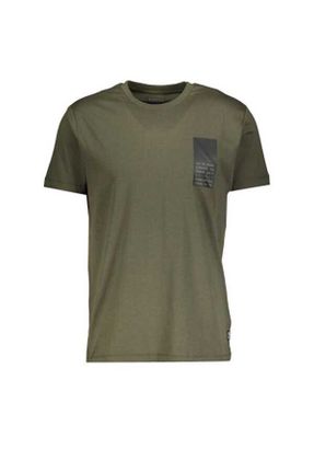 تی شرت خاکی مردانه رگولار کد 805957252
