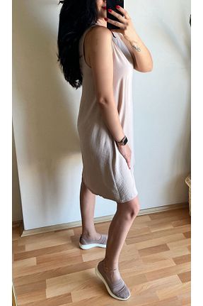 لباس طوسی زنانه بافتنی Butik - کد 836543686