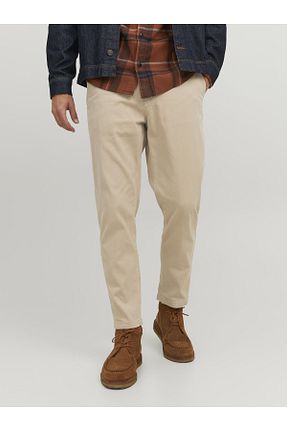 شلوار طوسی مردانه پنبه ای Jack & Jones - کد 843220038