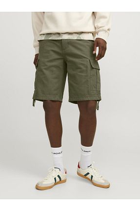 شلوارک و برمودا سبز مردانه رگولار Jack & Jones - کد 843221069