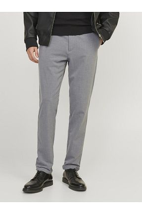 شلوار طوسی مردانه پنبه - الاستین Jack & Jones - کد 843216937