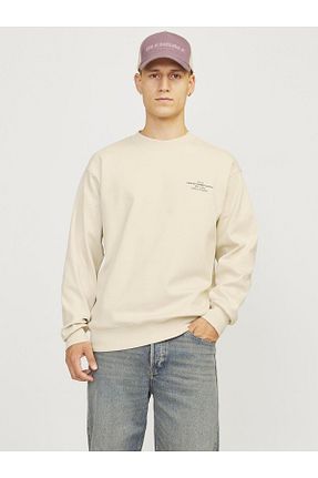 سوئیشرت سفید مردانه ساده Jack & Jones Premium - کد 843223844