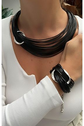 گوشواره جواهر مشکی روکش طلا Kutcha Accessories - کد 463700150
