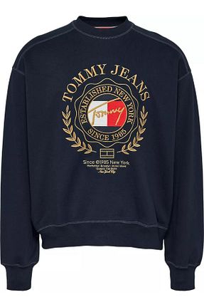 سوئیشرت آبی مردانه ساده Tommy Hilfiger - کد 843262159