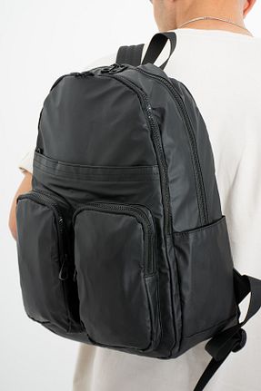 کوله پشتی مشکی مردانه سایز متوسط Sanmorris - کد 843232401
