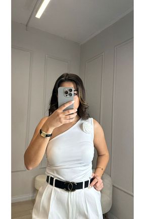 بادی نباتی زنانه یقه نامتقارن butiktulayyalcintas - کد 843685766