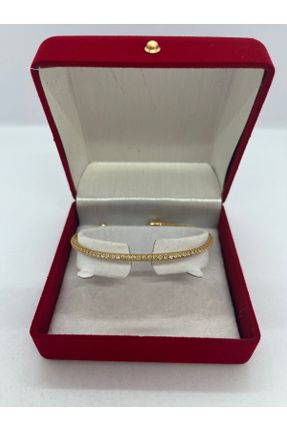 دستبند جواهر طلائی زنانه کد 839029546