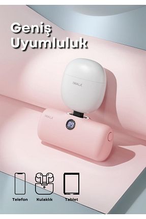 پاور بانک صورتی 3000 - 7900 İWALK - کد 835382333