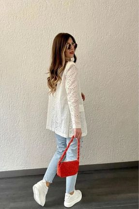 کت سایز بزرگ نباتی زنانه دانتل MODAALFABE - کد 843714026
