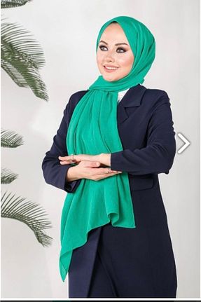 شال سبز زنانه ویسکون haremscarfs - کد 376201373