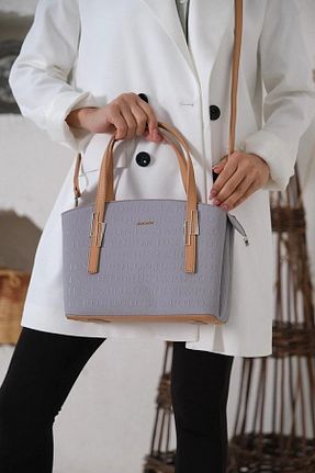 کیف دستی طوسی زنانه سایز متوسط Just Polo - کد 833842740