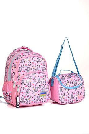 کیف مدرسه صورتی بچه گانه پارچه ای MUGGLE - کد 843440758