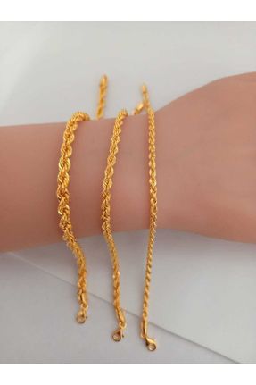 دستبند طلا طلائی زنانه کد 674910367