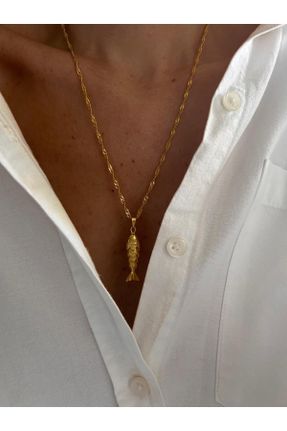 گردنبند جواهر طلائی زنانه کد 835153852