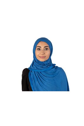 شال آبی زنانه ویسکون msv - کد 842981627