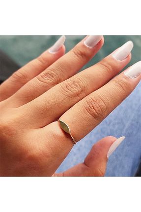 انگشتر نقره زرد زنانه 925 عیار FasekGold - کد 95879887