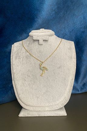 گردنبند جواهر طلائی زنانه برنجی Nes Store - کد 805367983