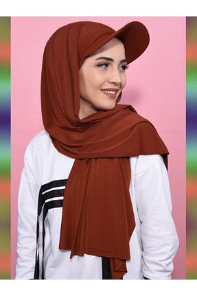 شال نارنجی زنانه پنبه ای Kadınbona - کد 364555640