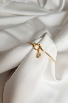 دستبند استیل طلائی زنانه روکش طلا کد 781124558