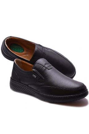 کفش کلاسیک مشکی مردانه چرم طبیعی کد 138297802