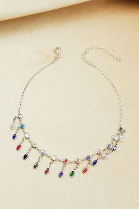 خلخال نقره رنگی زنانه Oruçoğlu Gümüşçülük - کد 659979393