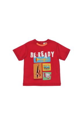 تی شرت قرمز بچه گانه رگولار کد 679879572