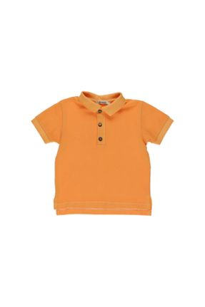 تی شرت نارنجی بچه گانه رگولار کد 680454109