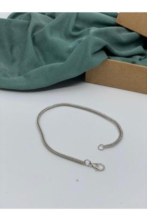 دستبند جواهر زنانه روکش نقره کد 50259256