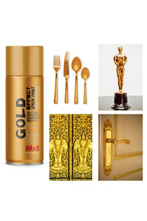 رنگ اسپری طلائی MxS - کد 844040743