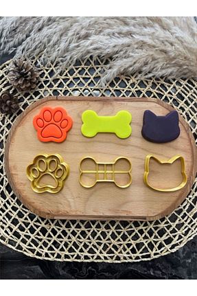 قالب کیک و فر سفید پلاستیک Small Shapes - کد 301860535