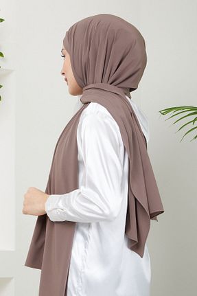 شال قهوه ای زنانه Medine İpeği Golden Rose - کد 839975689