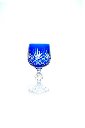 لیوان آبی شیشه Kristal Market - کد 844191675