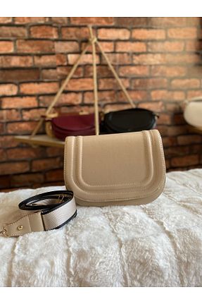 کیف دستی بژ زنانه پارچه ای ÇANTA - کد 844192497