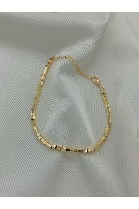خلخال جواهری طلائی زنانه فولاد ( استیل ) کد 824789244