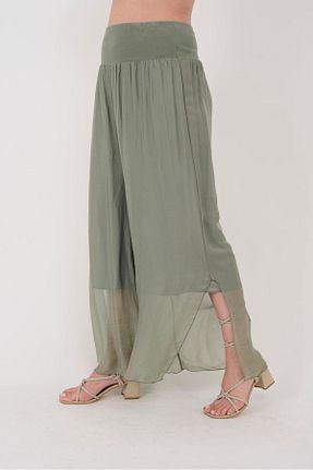 شلوار خاکی زنانه پارچه Park Moda - کد 843850877