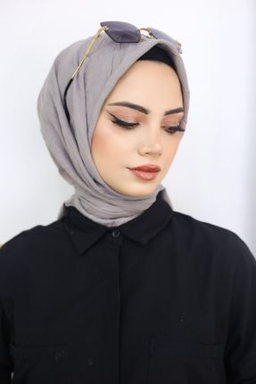 شال طوسی زنانه ویسکون کد 826004140