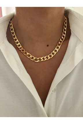 گردنبند جواهر طلائی زنانه روکش طلا کد 148272588
