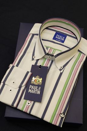 پیراهن رنگی مردانه رگولار Paul Martin Canadian - کد 844108295