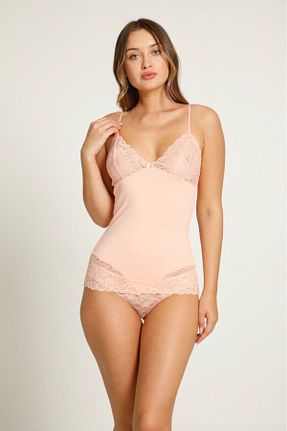 رکابی نارنجی زنانه دانتل Miss Blue Moon - کد 844125931