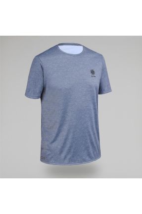 تی شرت طوسی مردانه رگولار پلی استر مقاوم در برابر آب تکی کد 662122459