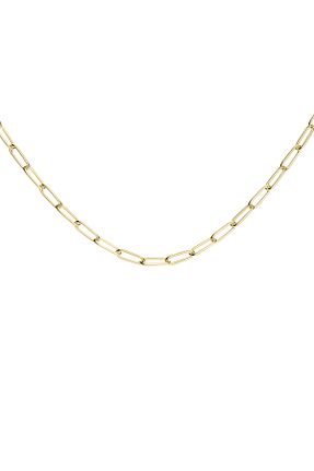 گردنبند استیل ( فولاد ) طلائی زنانه استیل (فولاد) Rosefield - کد 844164495